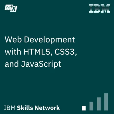 IBM Skills Network Web Development with HTML5 CSS3 and JavaScript badge